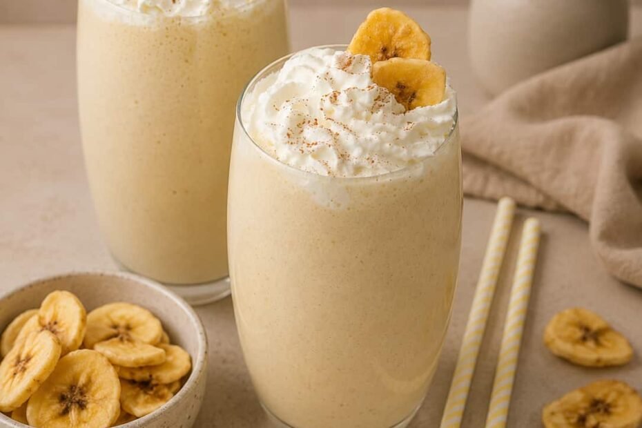 Banana milkshake recept