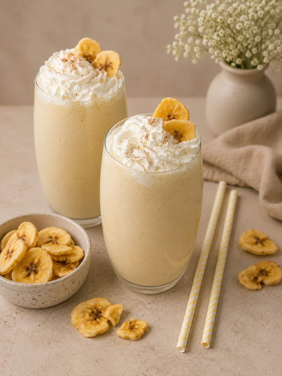 Banana milkshake recept