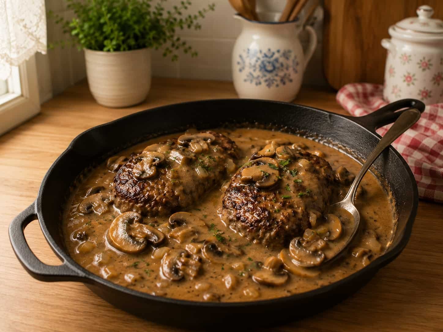 Faširane šnicle – recept za mekane i sočne šnicle u umaku od gljiva