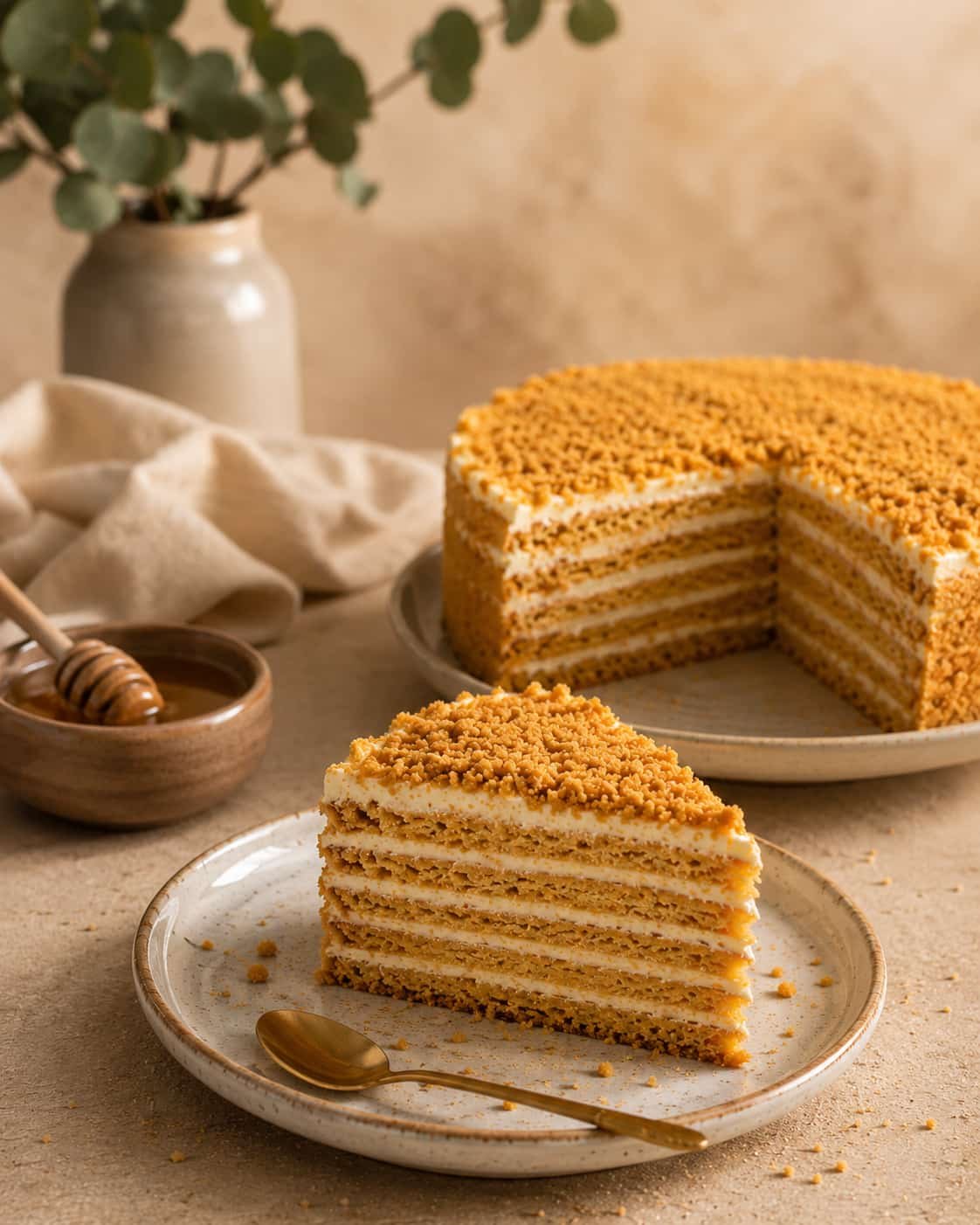Medena torta recept – mekana domaća torta s bogatom kremom