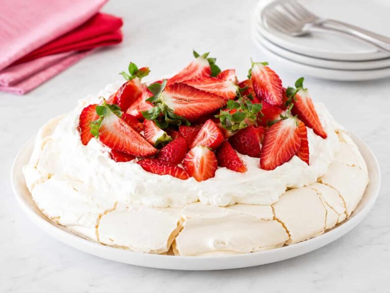 Pavlova s jagodama recept