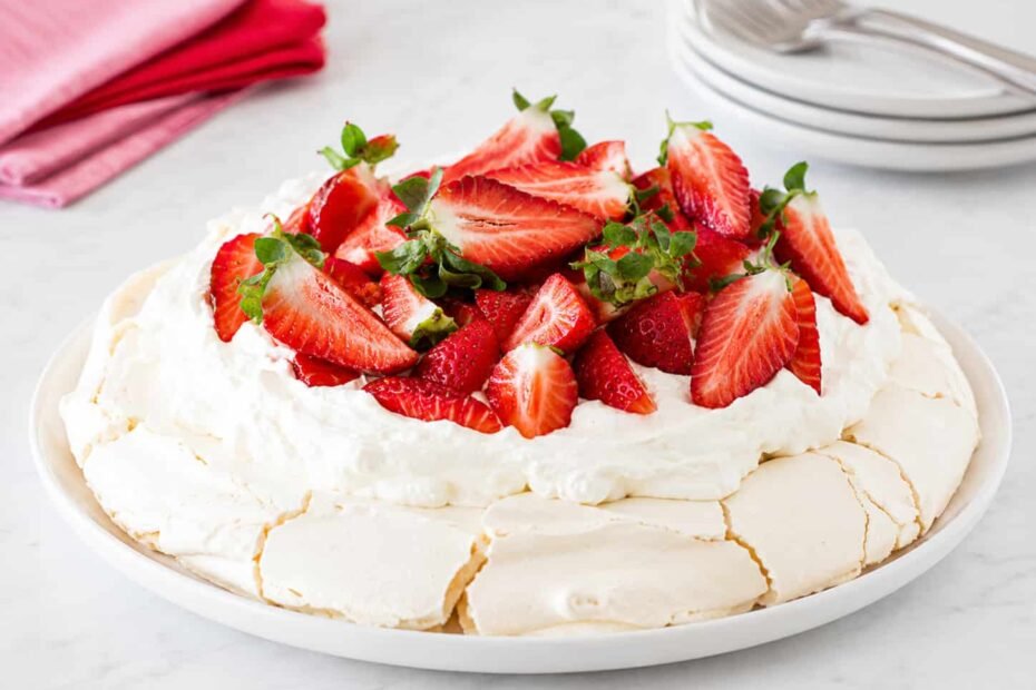 Pavlova s jagodama recept