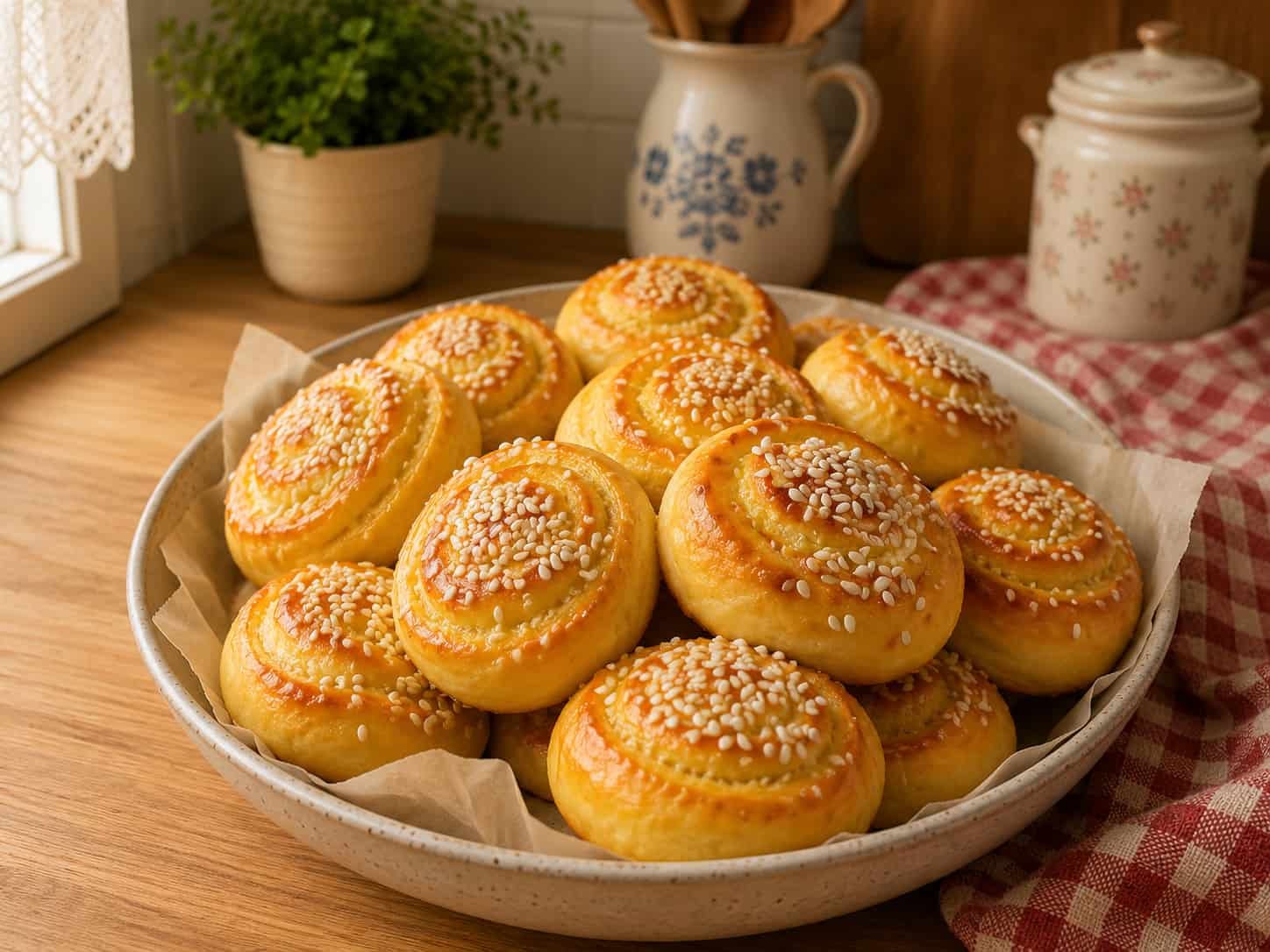 Pužići sa sirom – mekani domaći recept s dizanim tijestom