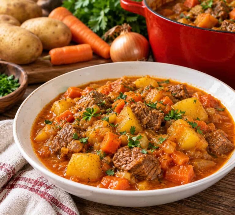 Juneći gulaš s krumpirom recept