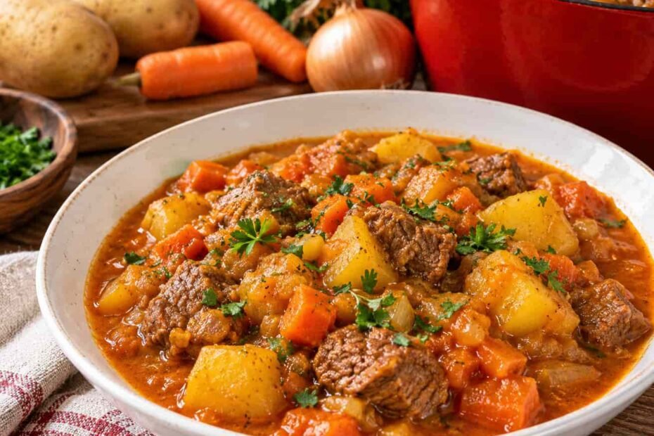 Juneći gulaš s krumpirom recept
